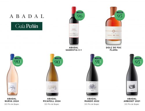 Abadal Sagristia C 1 and Dolç de Foc Flama reach the podium of Spain’s top wines in the Guía Peñín 2026