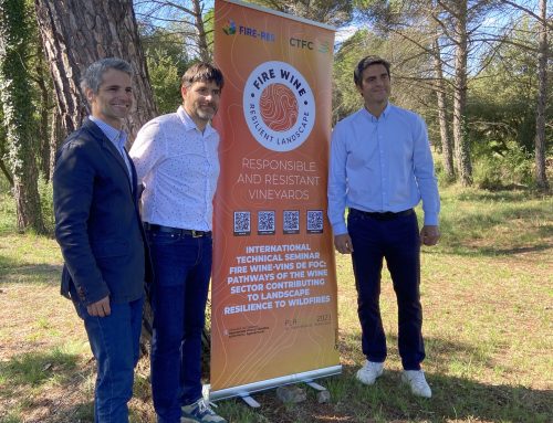 El celler Abadal, primer elaborador d’Europa amb el segell ‘Fire Wine’